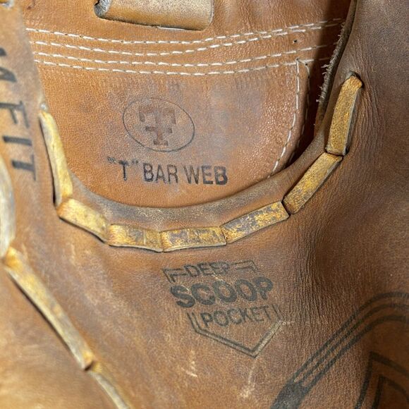 Nesco All Star Baseball Glove 9900 12" Leather Right Hand Throw Deep‎ Scoop - Picture 7 of 16